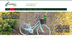Desktop Screenshot of aladdinsbikes.com